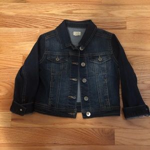 Dark Wash Jean Jacket Size 5 Girls